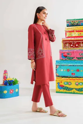 2 Piece - Embroidered Suit - PE24-124