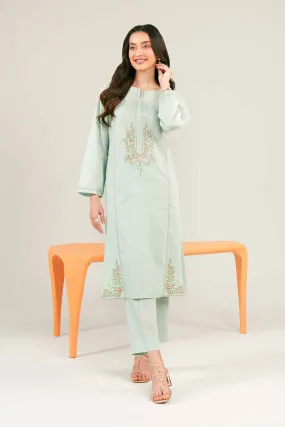 2 Piece - Embroidered Suit - PE24-67