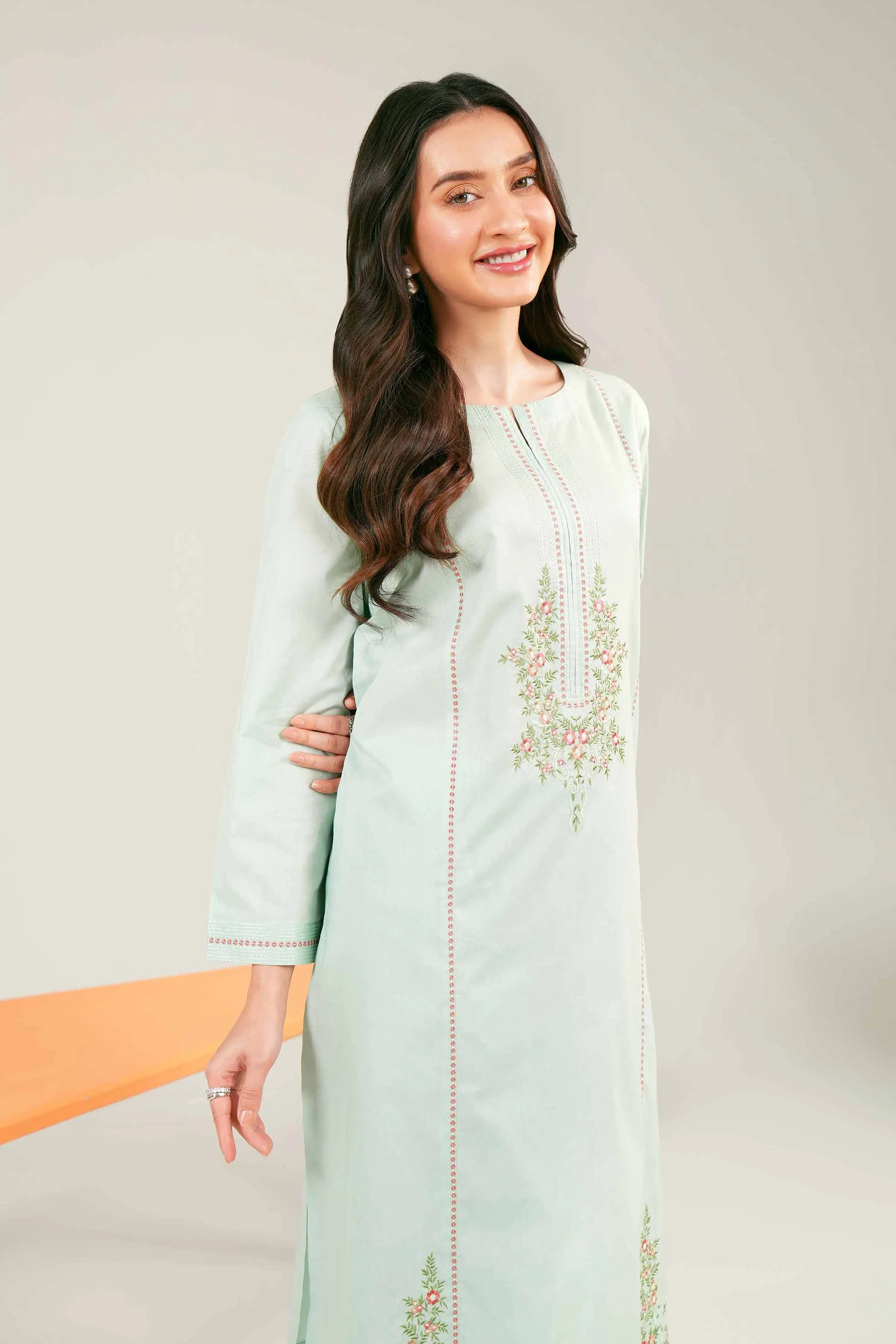 2 Piece - Embroidered Suit - PE24-67