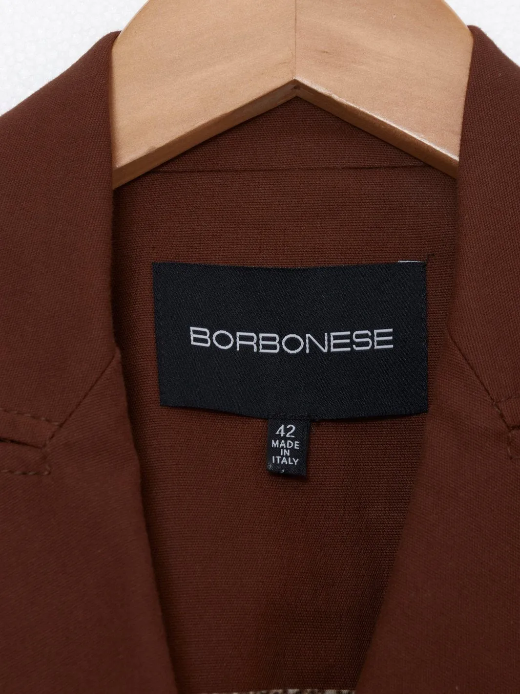 2010 Borbonese suit in brown cotton