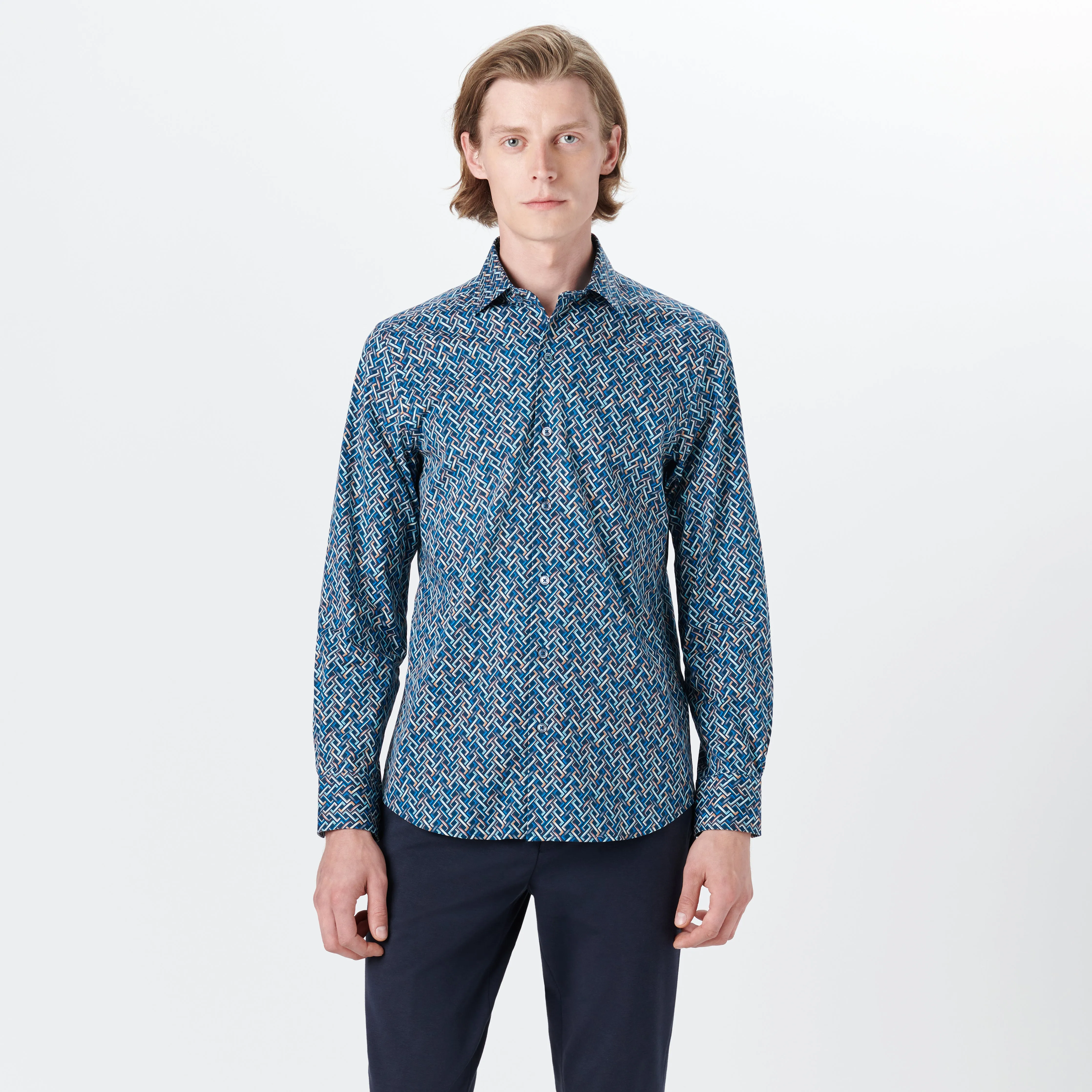 AXEL Basketweave Print Shirt