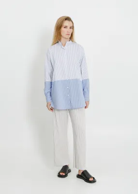 AZARI SHIRT / BLUE-WHITE