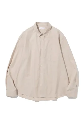 Beige Minimalist Daily Shirt