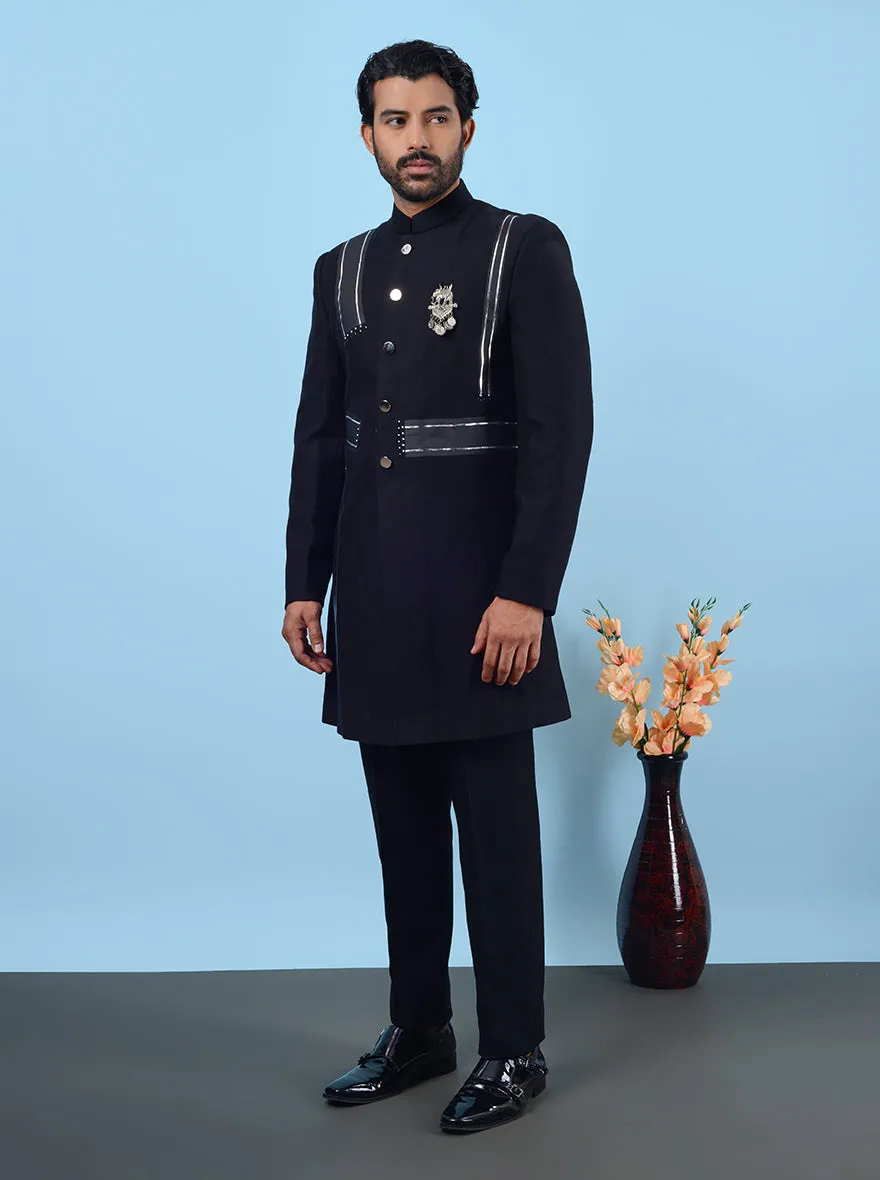 Black Jodhpuri Suit | TULA