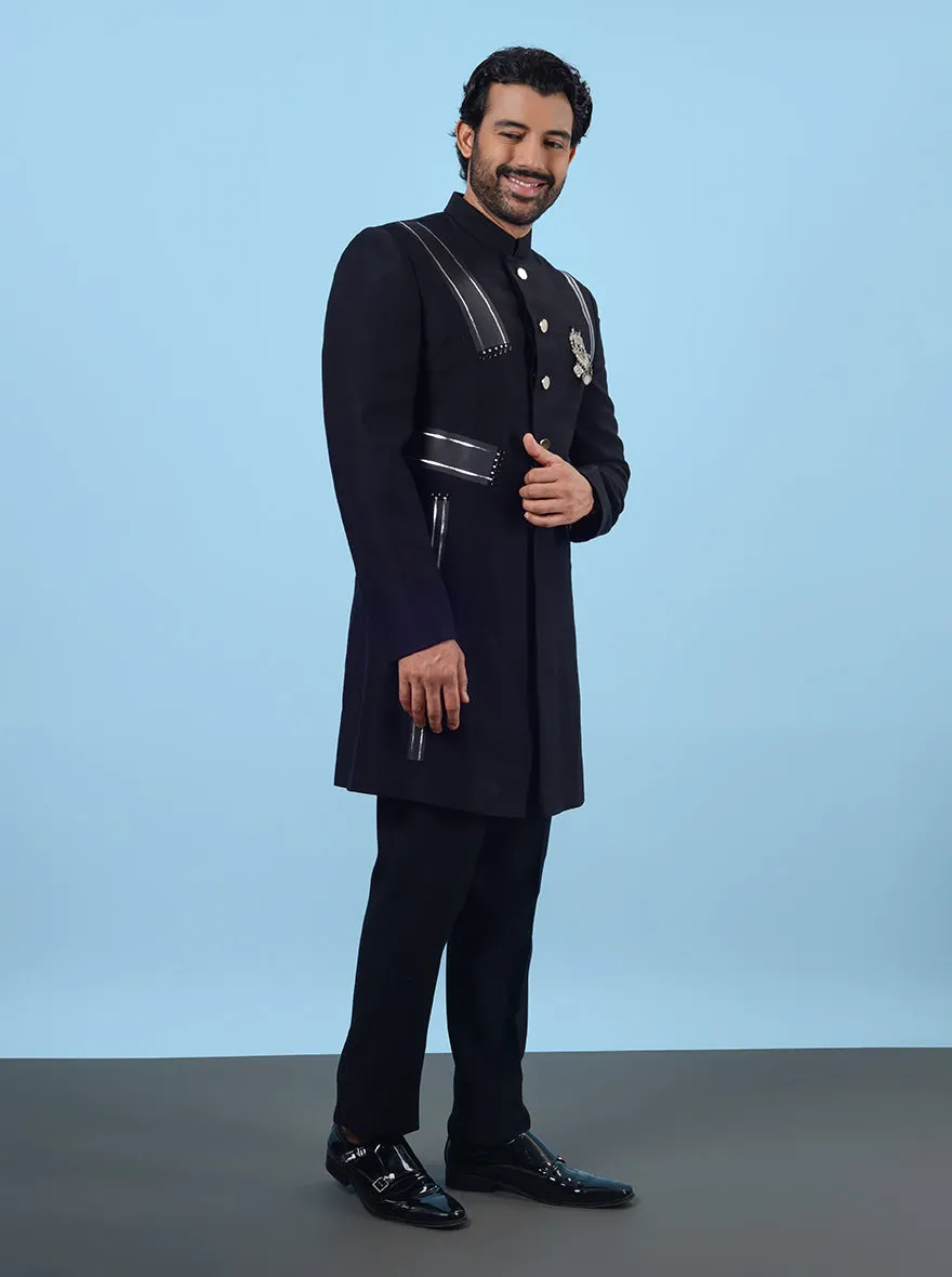 Black Jodhpuri Suit | TULA