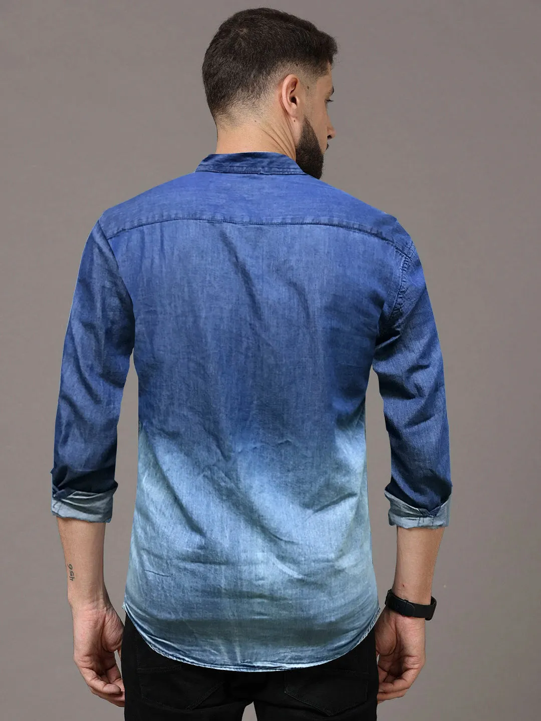 Blue Denim Men's Shirt