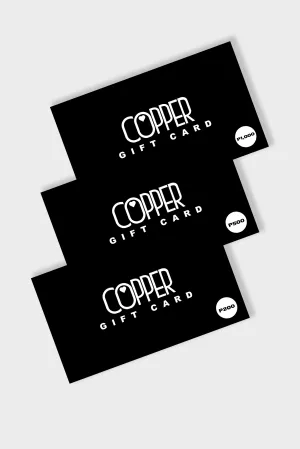 COPPER GIFT CARD