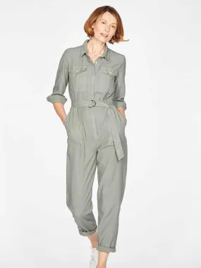 Cora Boiler Suit - Sage Green