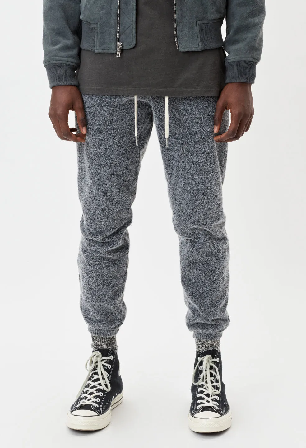 Fur Terry LA Sweatpants / Charcoal