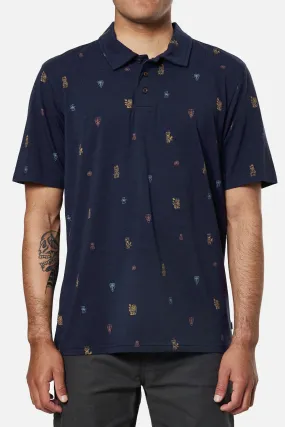 Idol Print Polo Shirt