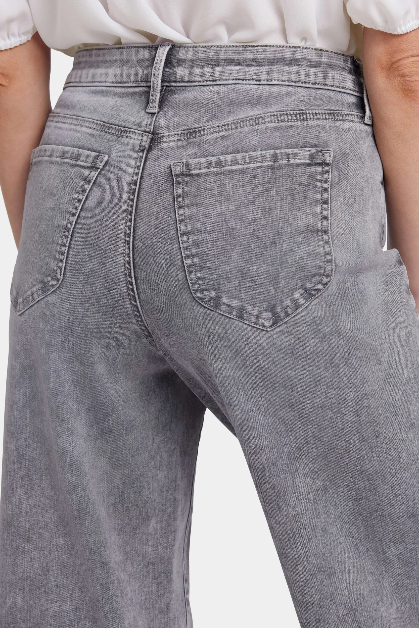 Jemma Barrel Jeans Grey Premium Denim | Creekside