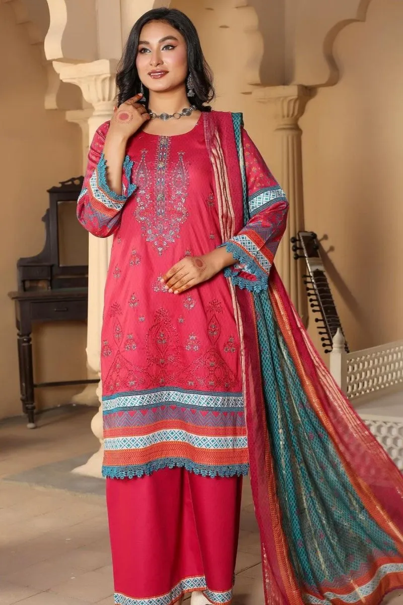 Munira Lawn 3 Piece Pakistani Suit MUN572