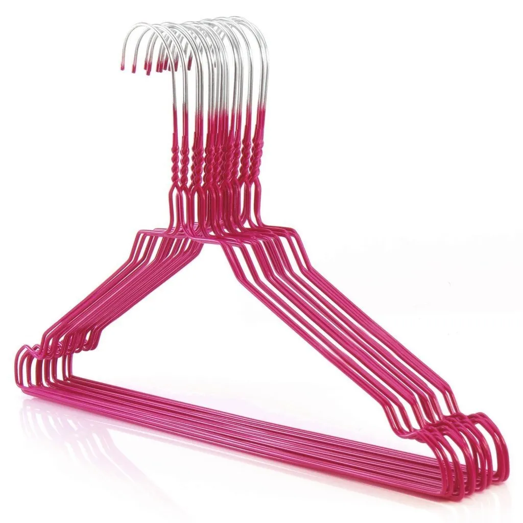 Rainbow Shirt Hanger 16" - Pink