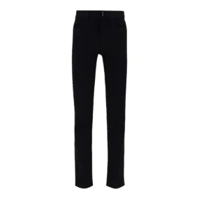 Saint Laurent Black Coated Skinny Jeans